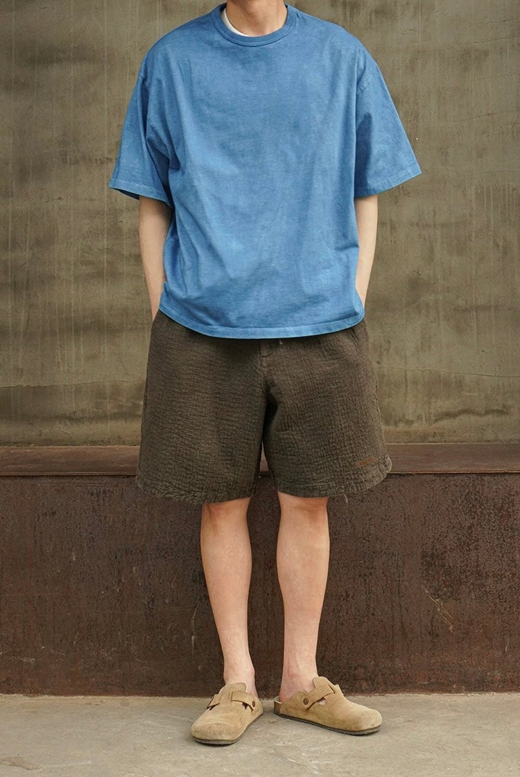Organic Dye Kendo Drawstring Shorts