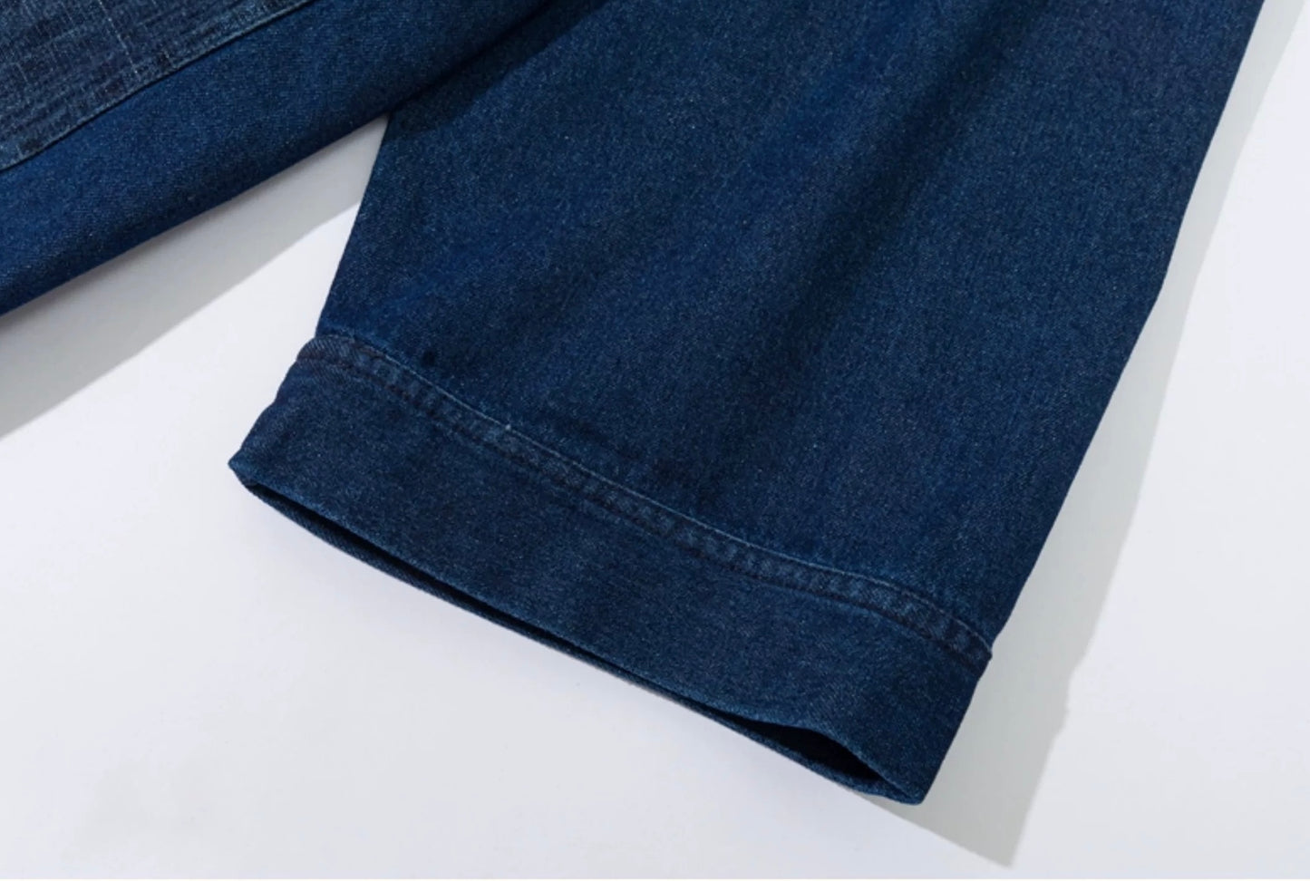 Blue Patchwork Sashiko Haori Jacket