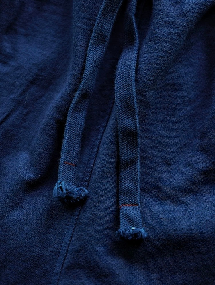 Indigo Dye Steady Drawstring Shorts