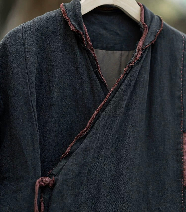 Retro Padded Haori Jacket