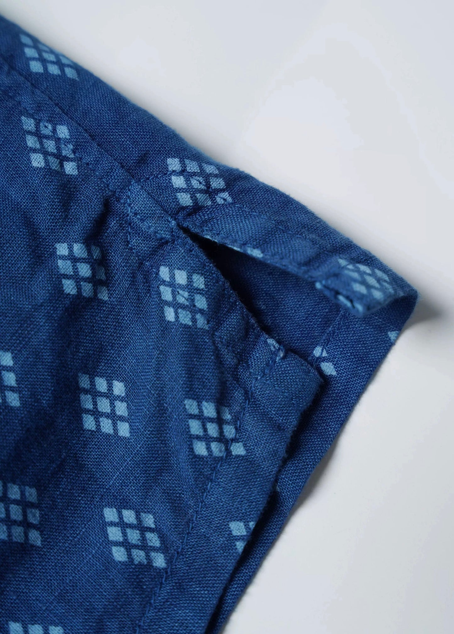 Indigo Dye Marquise Aloha Shirt