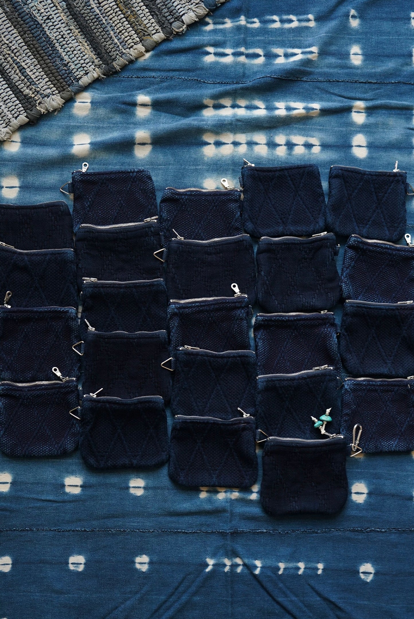 Indigo Dye Kendo Coin Purse