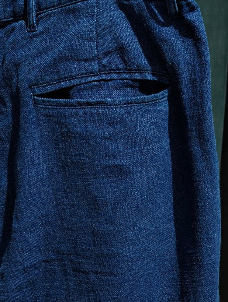 Organic Dye Patchwork Worker Shorts