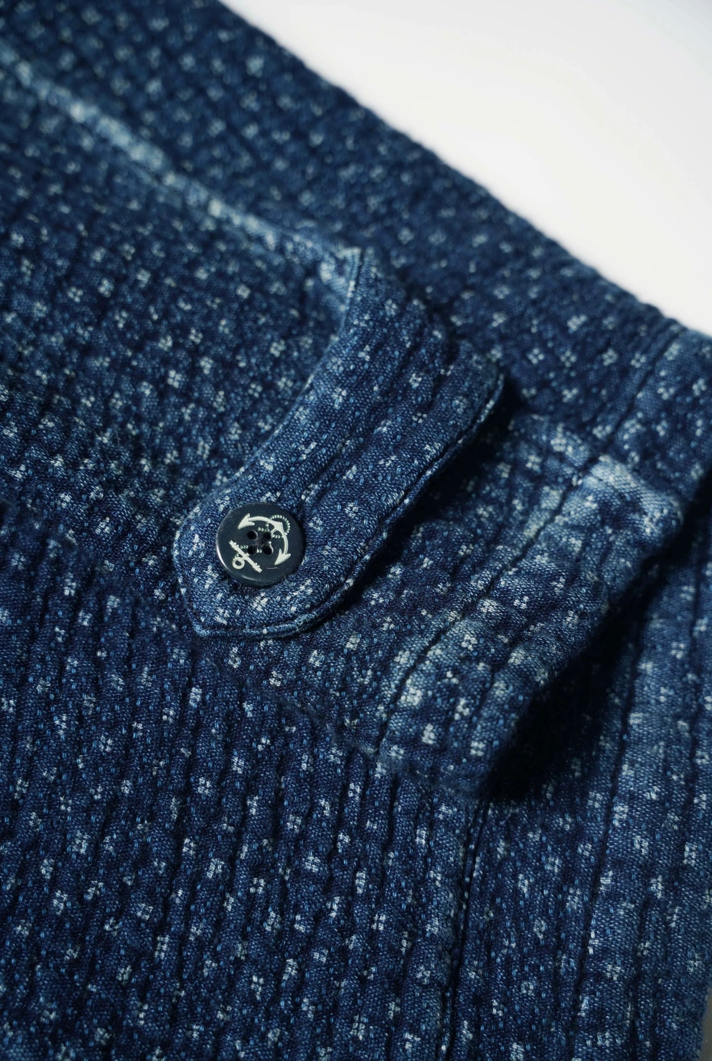 Indigo Dye Sashiko Retro Americano Jacket