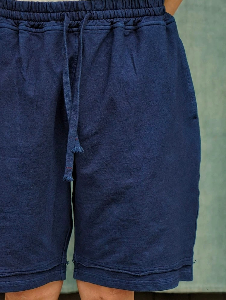 Indigo Dye Steady Drawstring Shorts