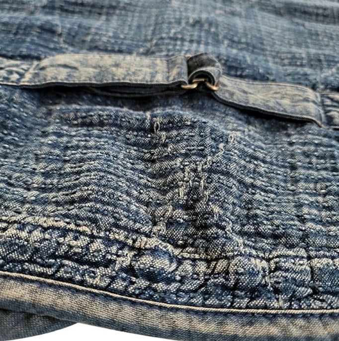 Indigo Dye Sashiko Vest