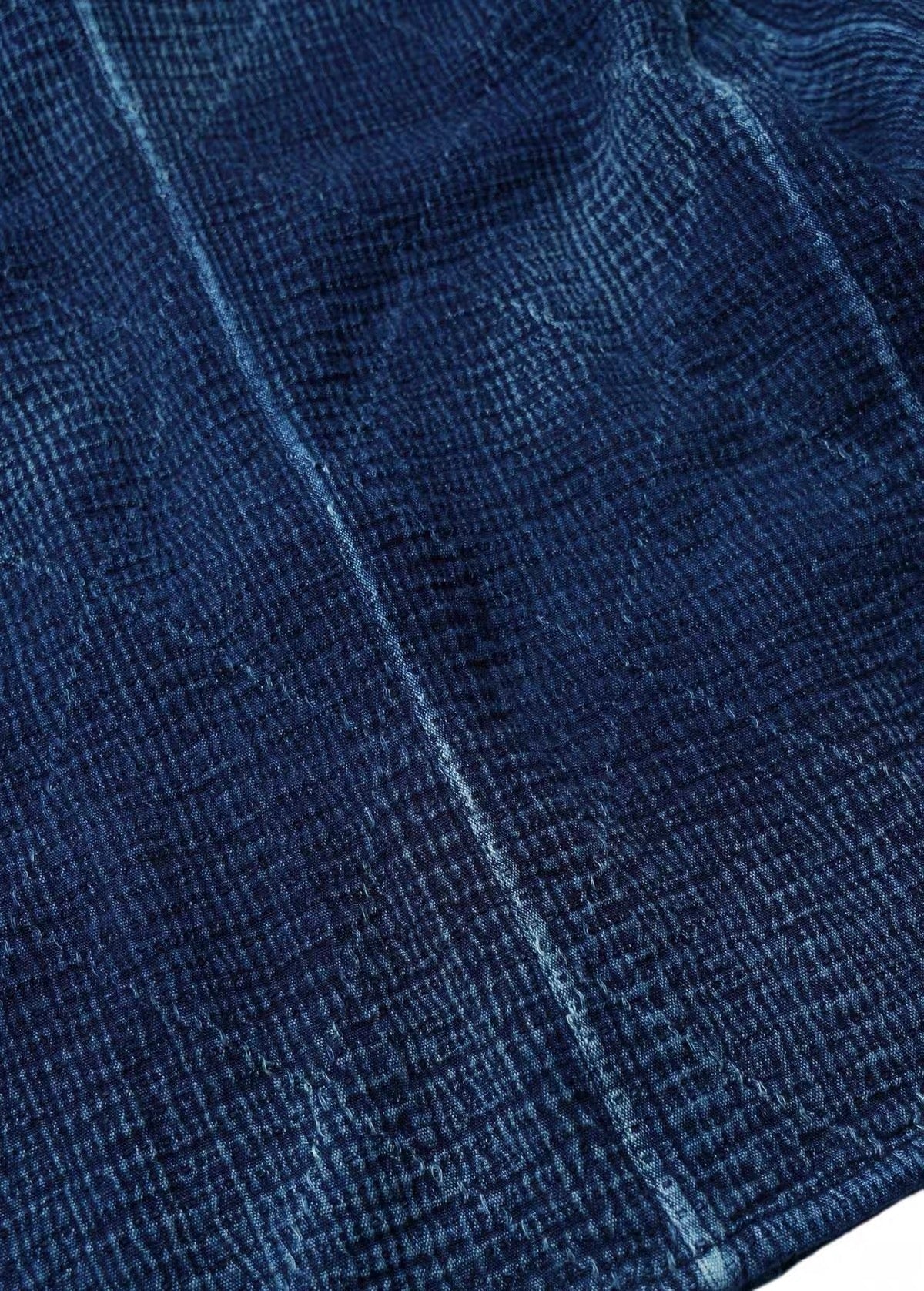 Indigo Dye Patchwork Sashiko French Work Jacket