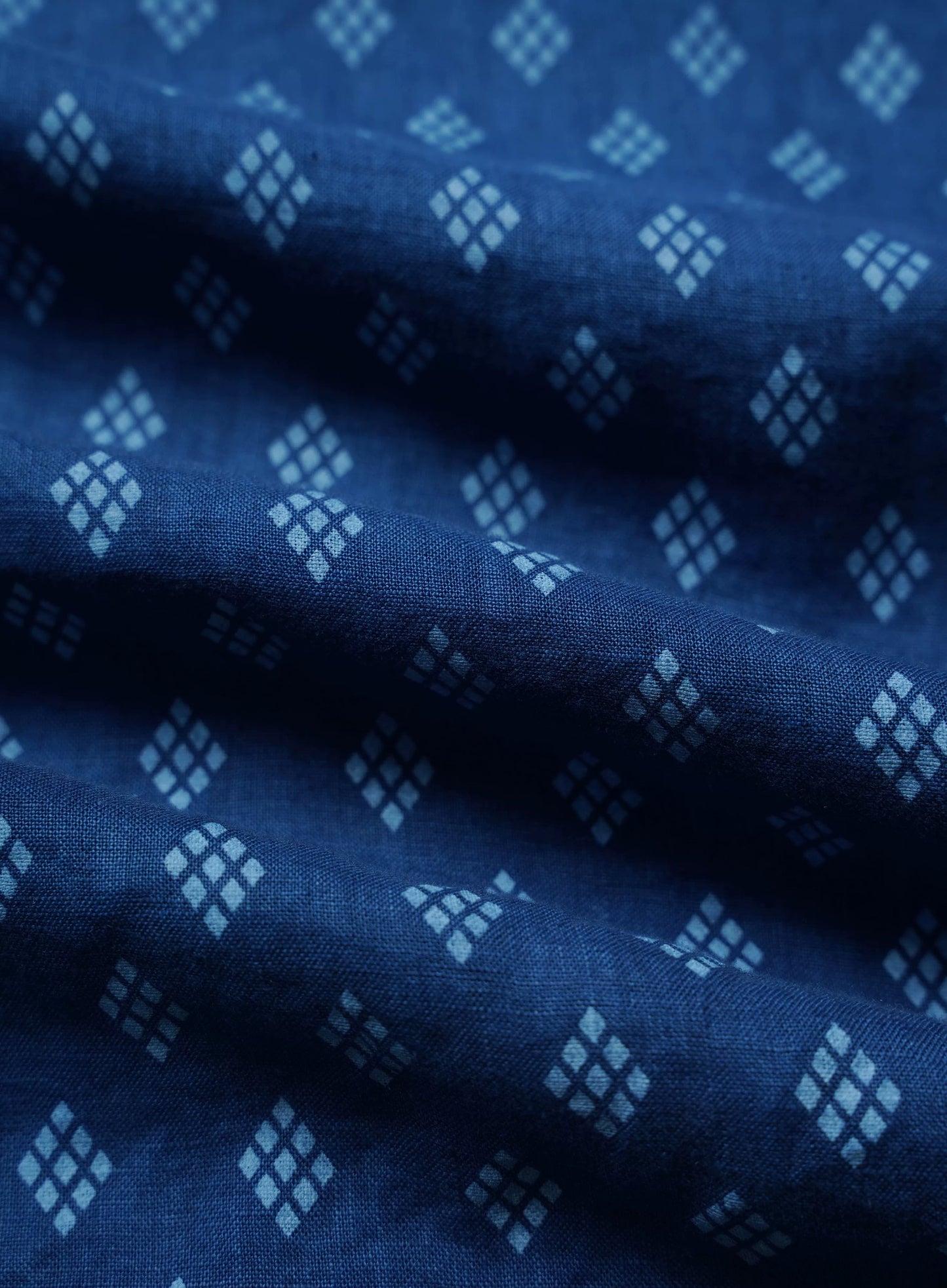 Indigo Dye Marquise Aloha Shirt