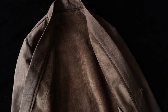 Brown Longline Haori Coat