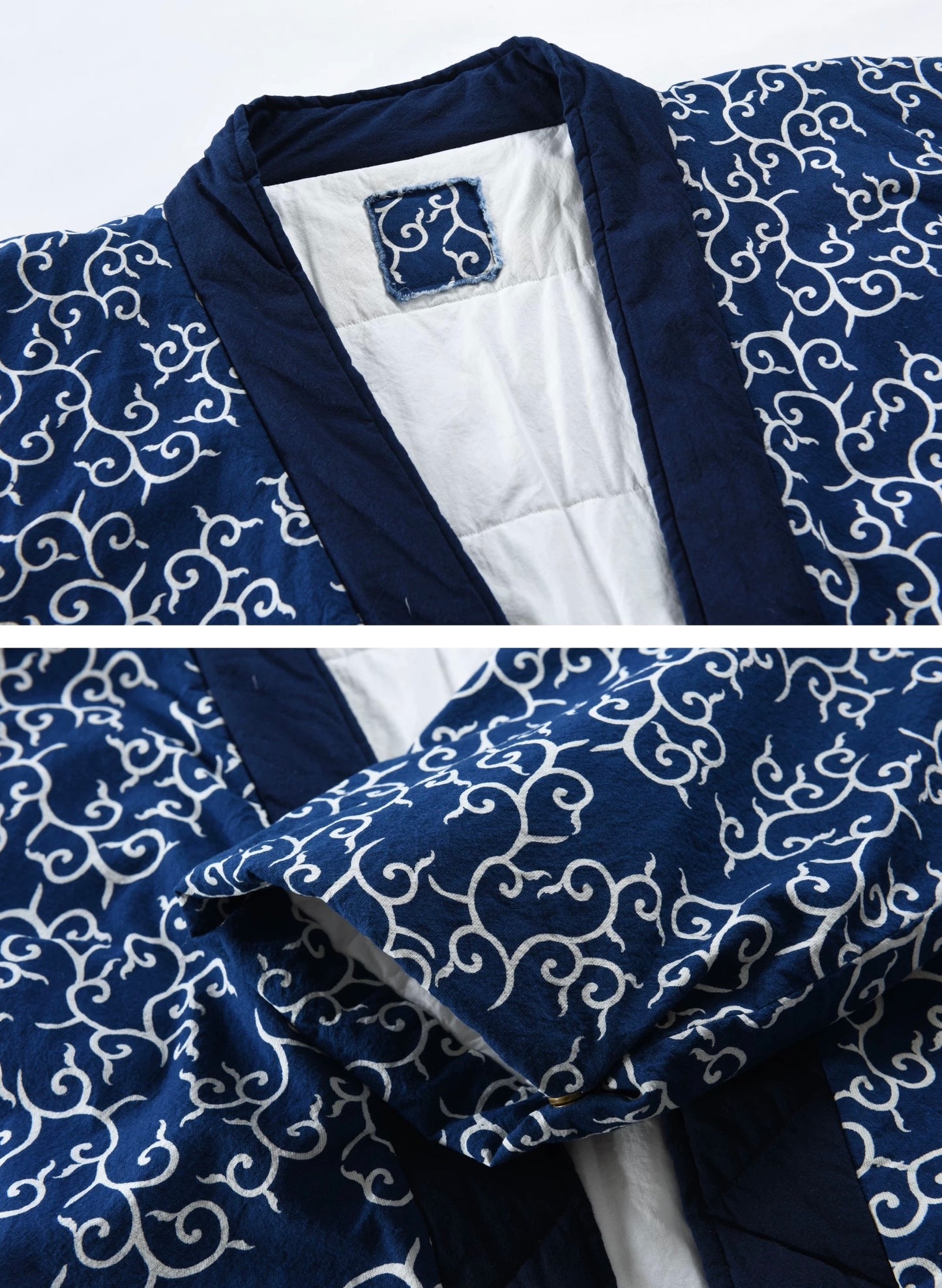 Ukiyo-e Cashmere Noragi Jacket