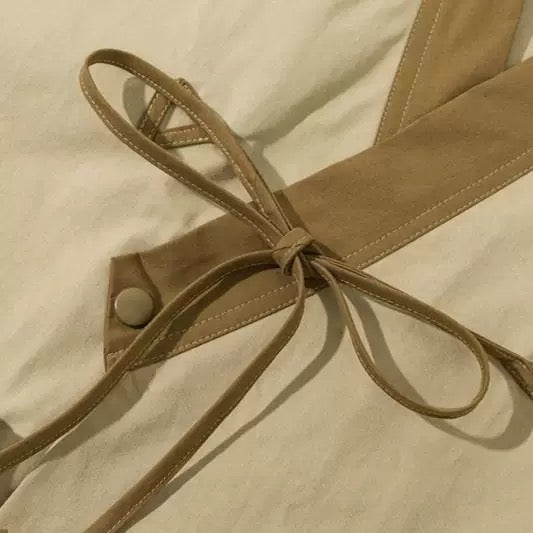 Khaki Big Pockets Haori Jacket