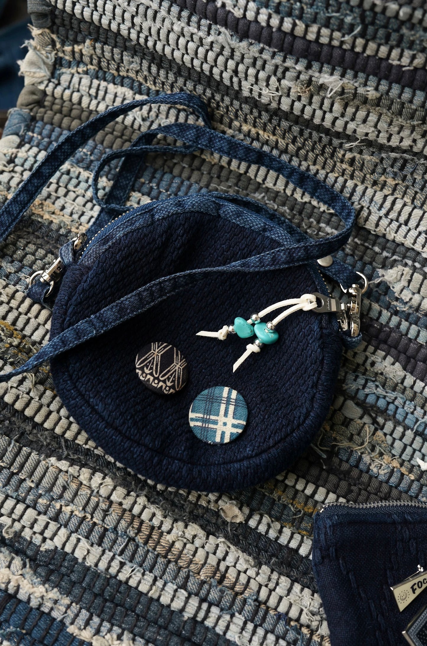 Indigo Dye Kendo Mini Bag