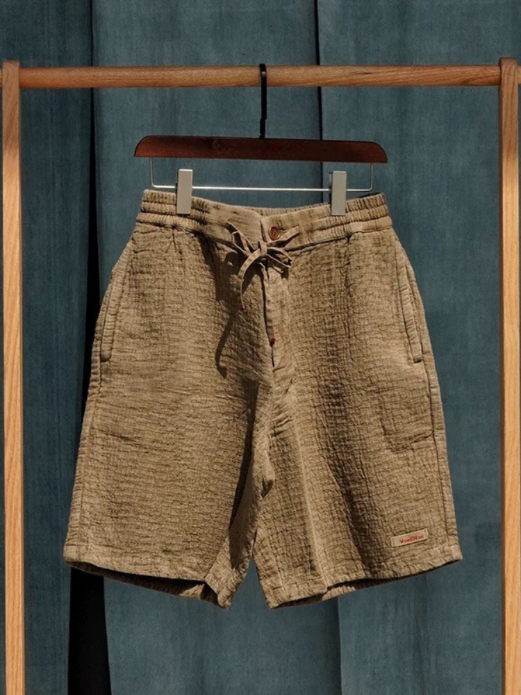 Organic Dye Kendo Drawstring Shorts