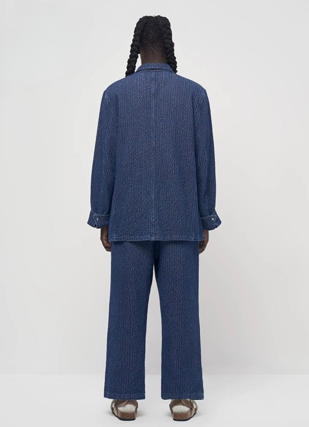 Indigo Dye Retro Anorak Jacket