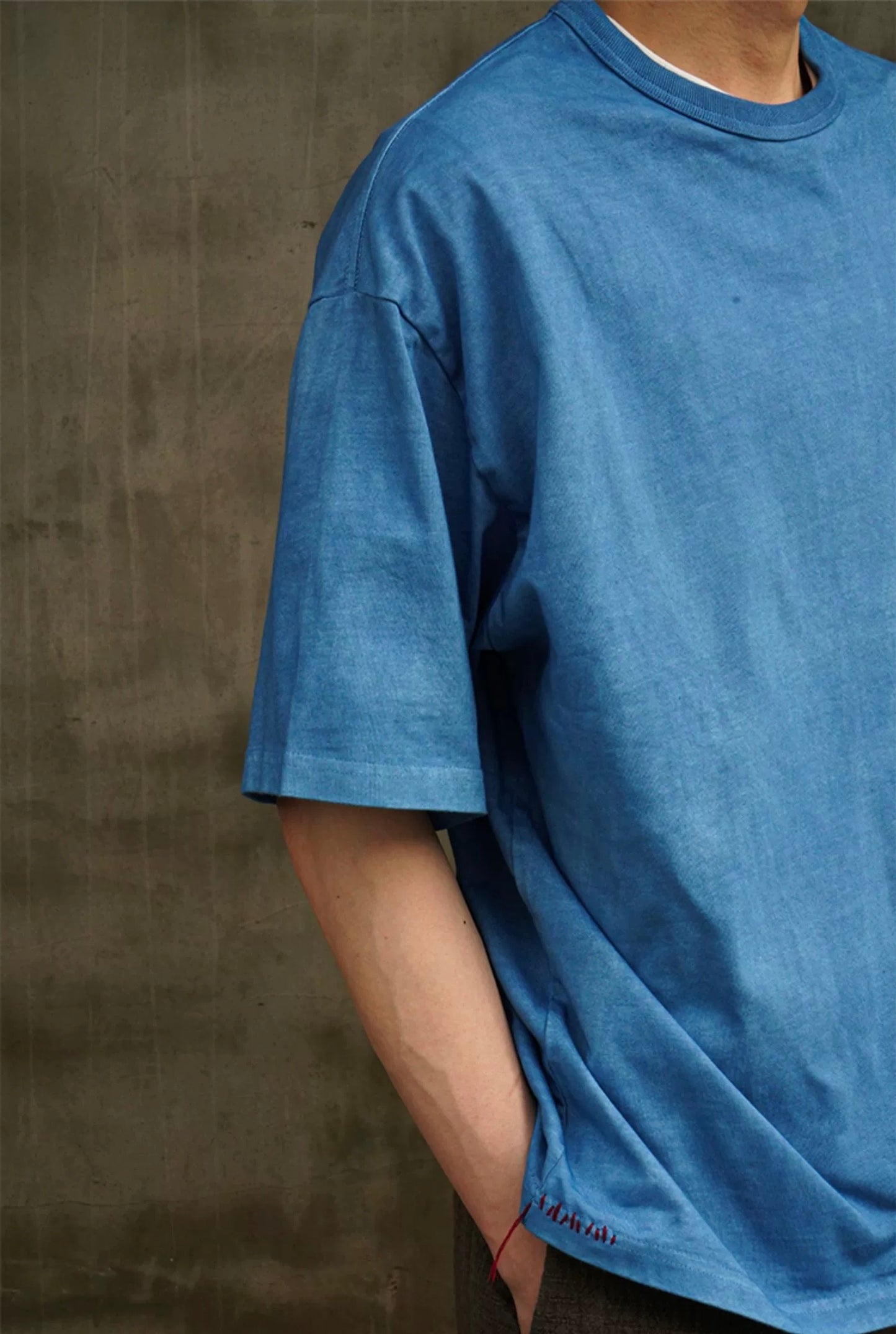 Indigo Dye Basic T-Shirt