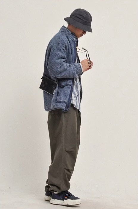 Washed Denim Collared Jacket