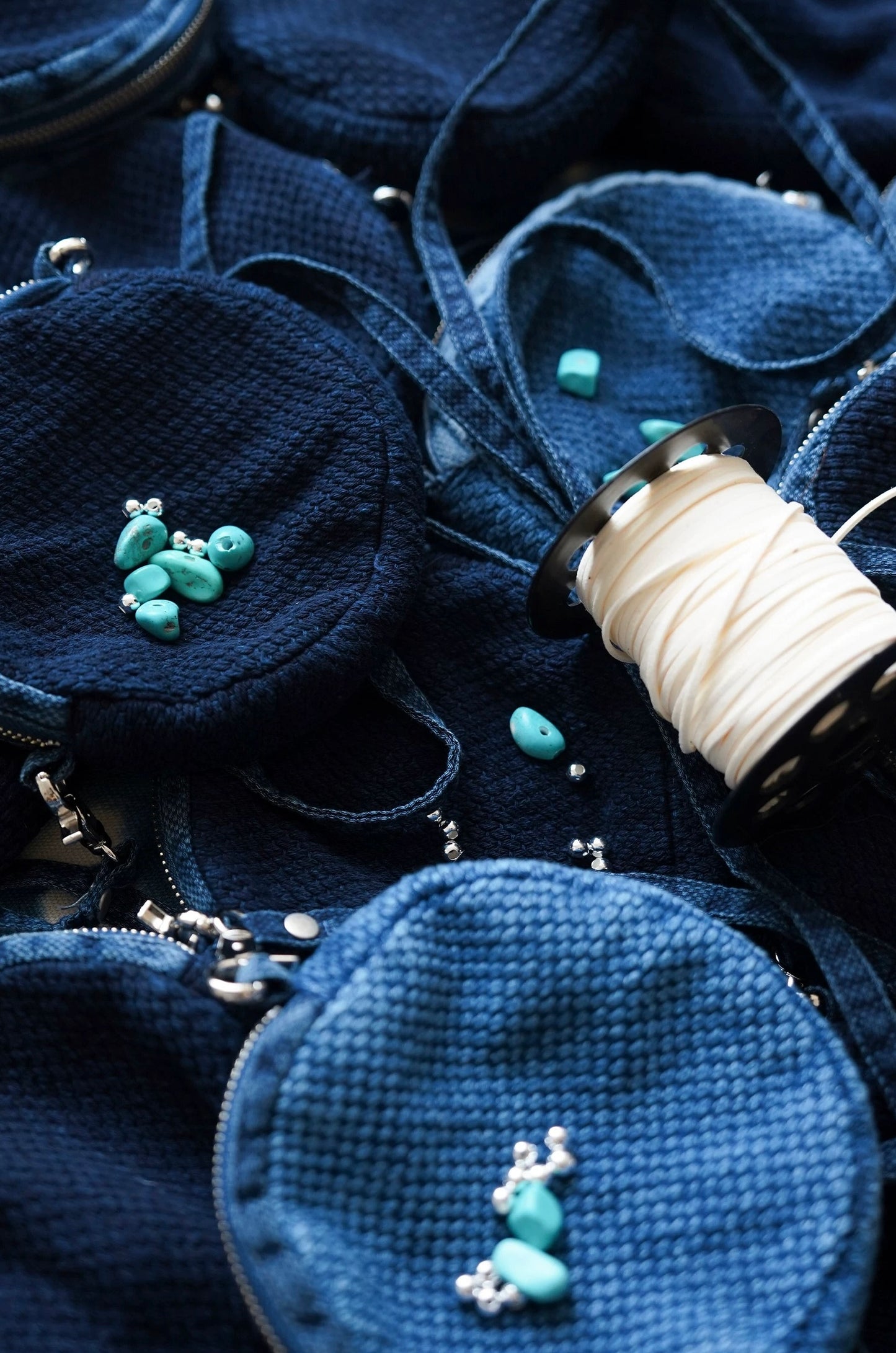 Indigo Dye Kendo Mini Bag