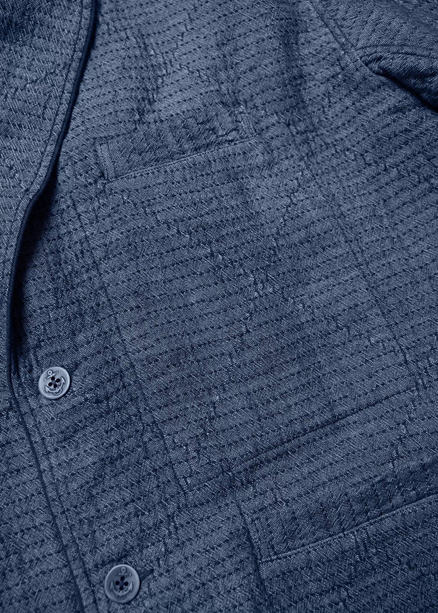 Sashiko White Stitch Blazer Jacket