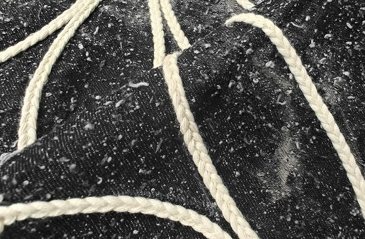 Black Tie Dye Sashiko Haori Jacket