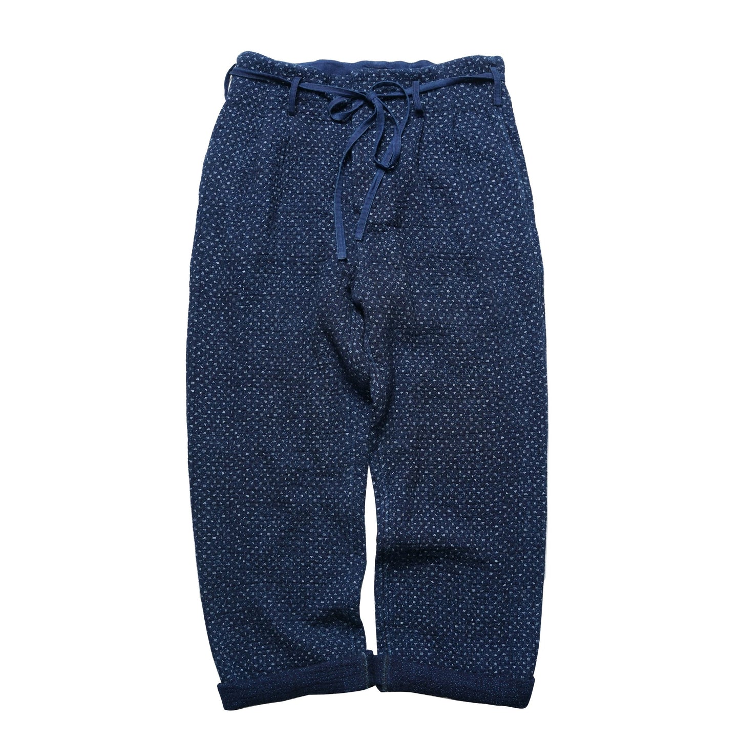 Indigo Dye Sashiko Americana Pants