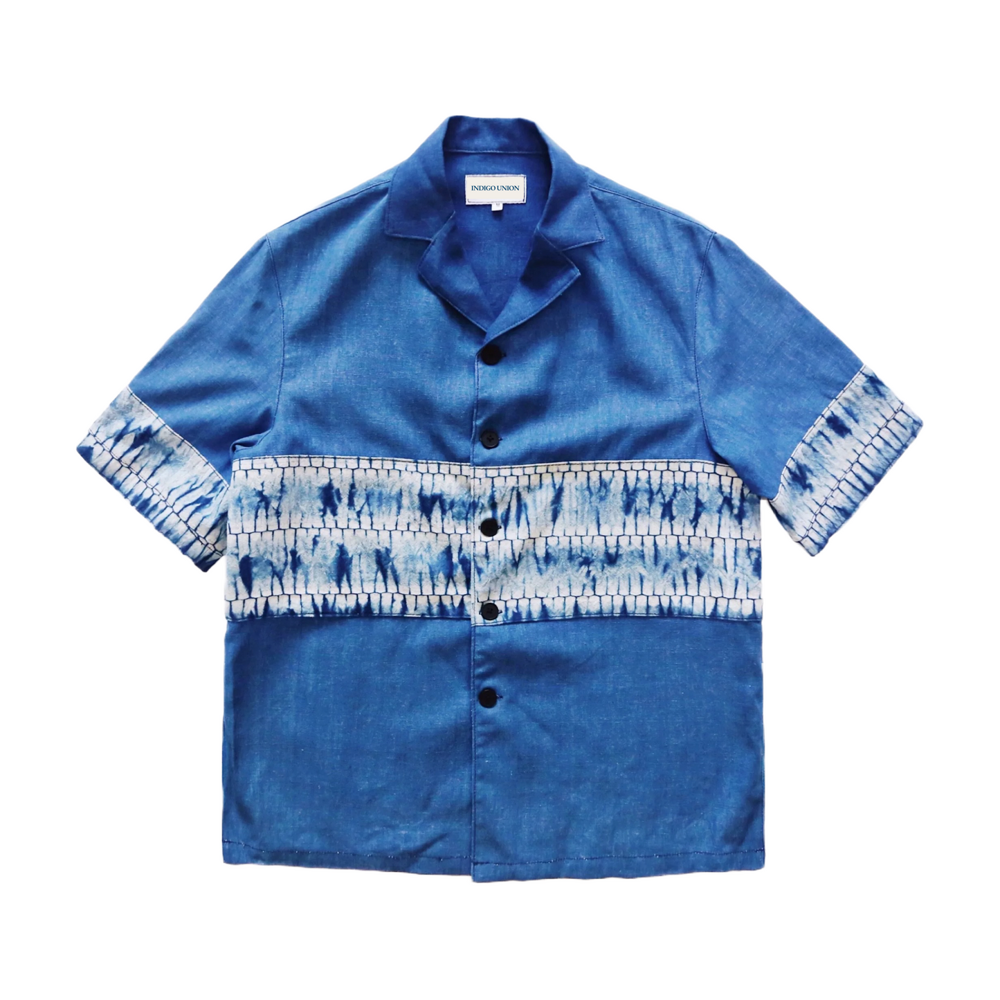 Tie Dye Patchwork Aloha Shirt