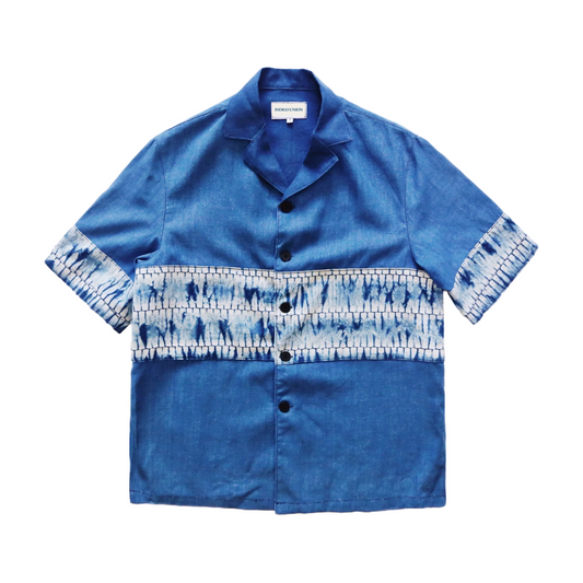 Tie Dye Patchwork Aloha Shirt