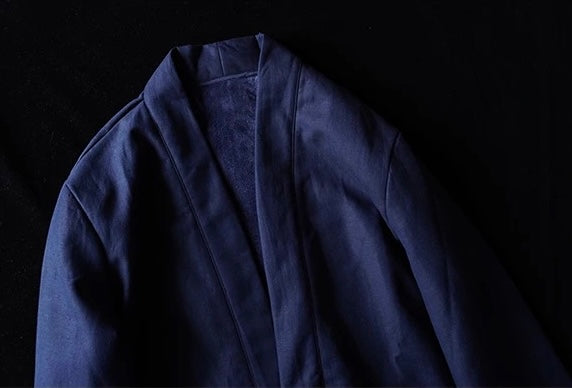 Blue Longline Haori Coat