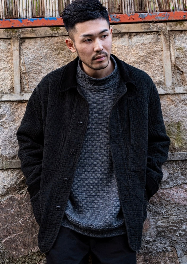 Black Dye Sashiko Kendo Jacket