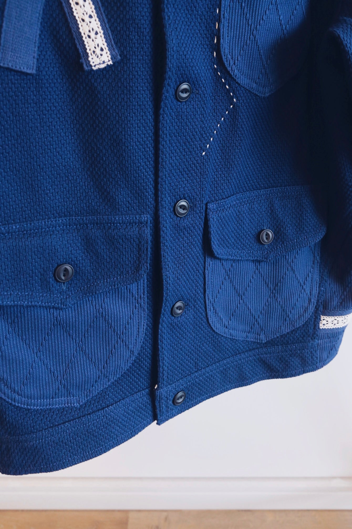 Indigo Dye Kendo Sashiko Jacket