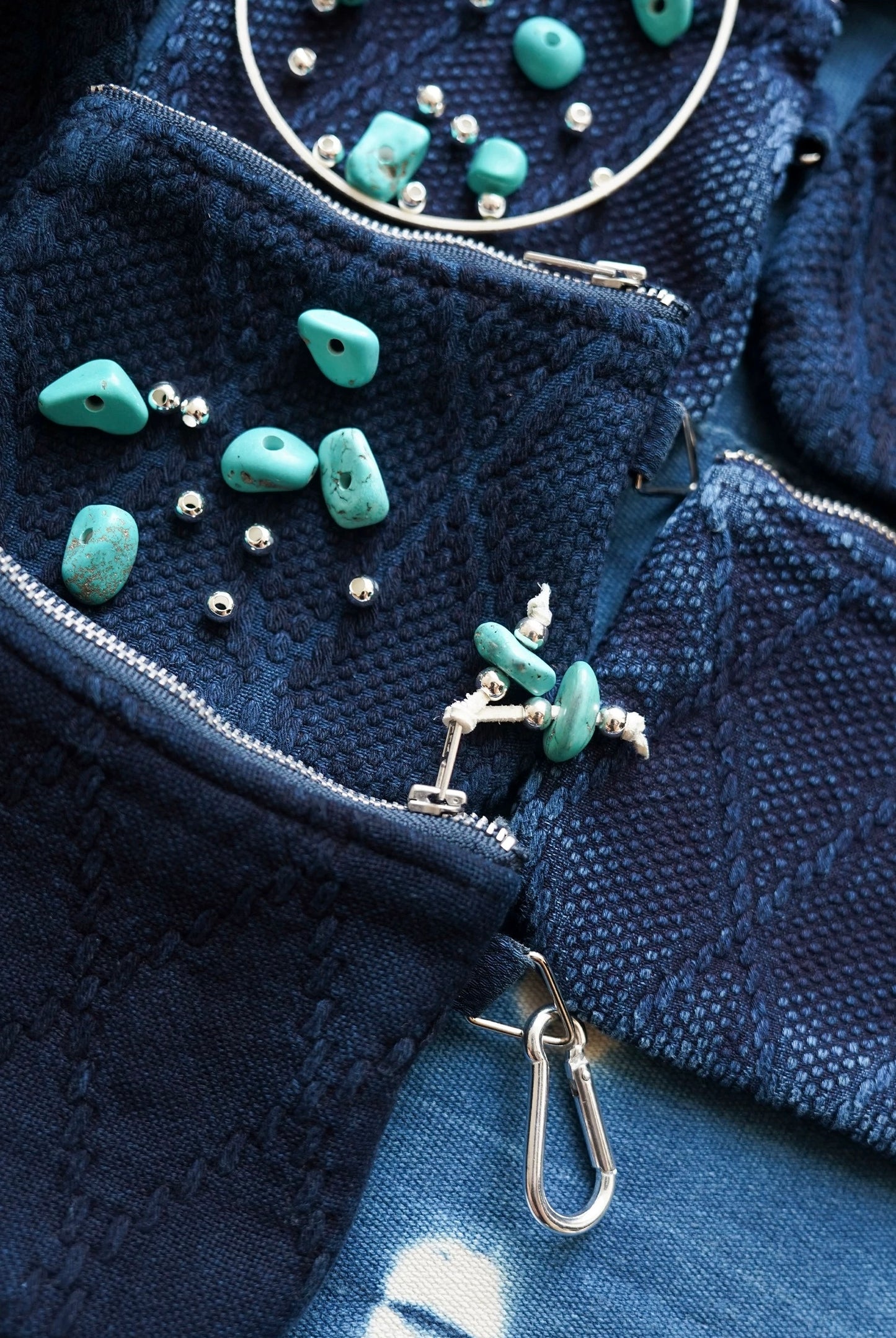 Indigo Dye Kendo Coin Purse