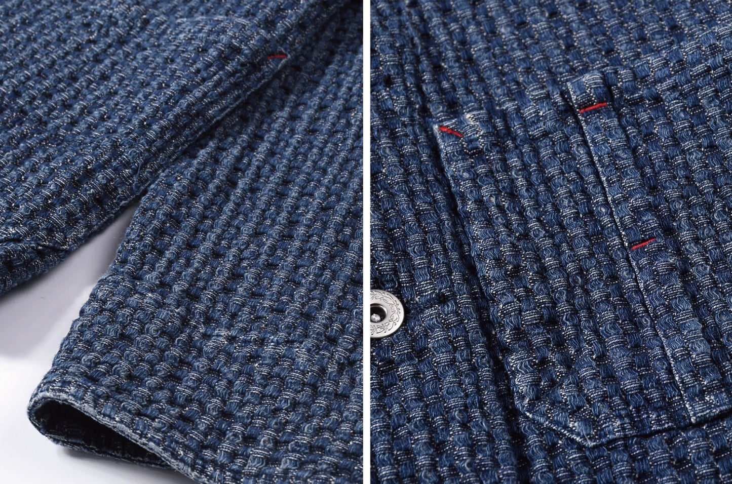 Indigo Dye Retro Anorak Jacket