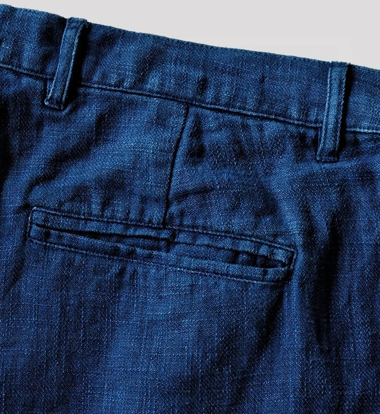 Organic Dye Patchwork Worker Shorts