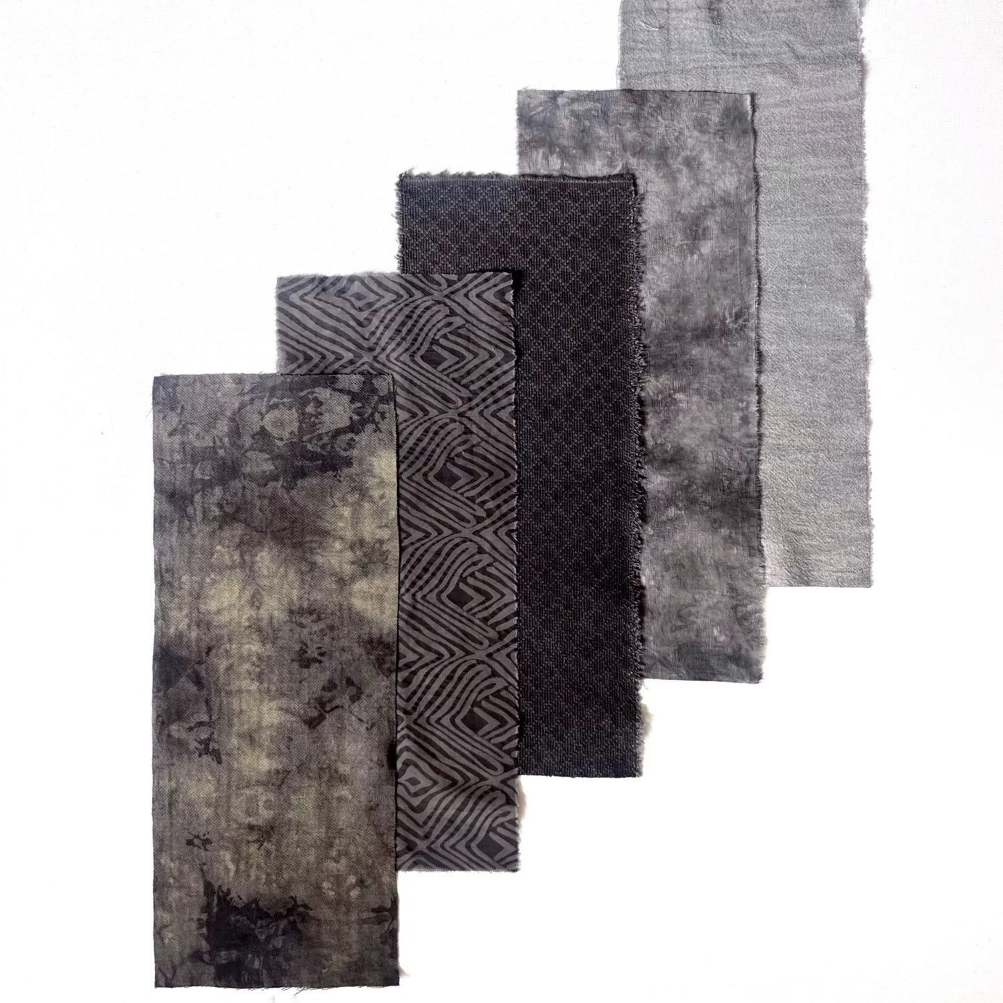 Indigo Gradient Fabric Scraps Bundle