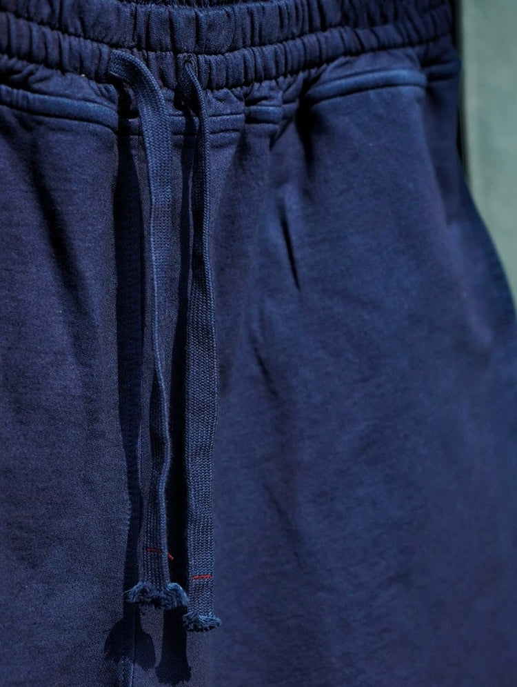 Indigo Dye Steady Drawstring Shorts