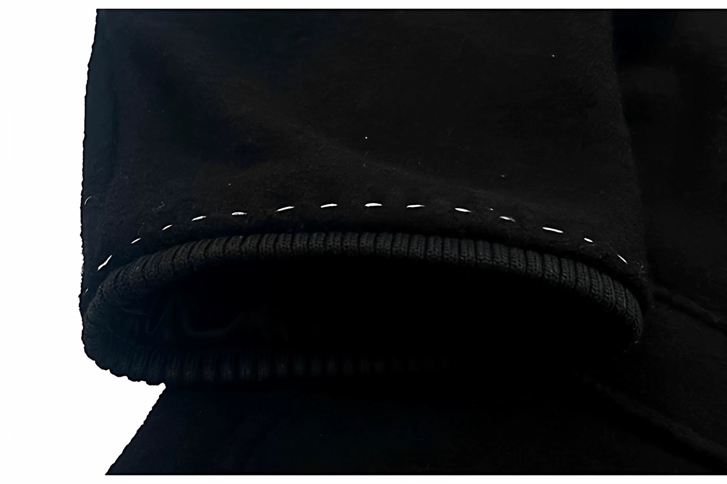 Indigo Dye Sashiko Patchwork Woolen Haori Jacket