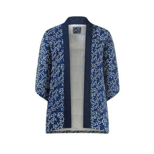 Ukiyo-e Cashmere Noragi Jacket