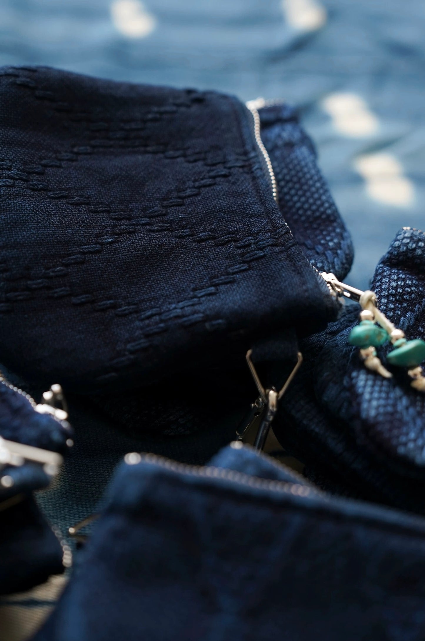 Indigo Dye Kendo Coin Purse