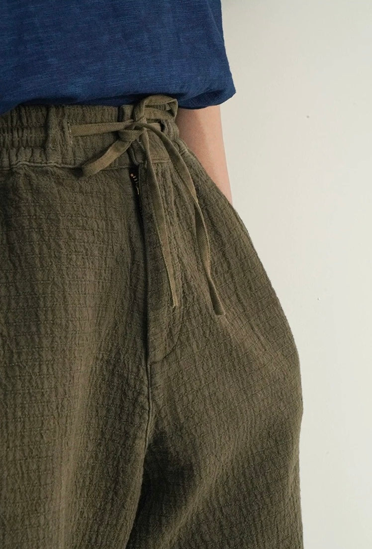 Organic Dye Kendo Drawstring Shorts