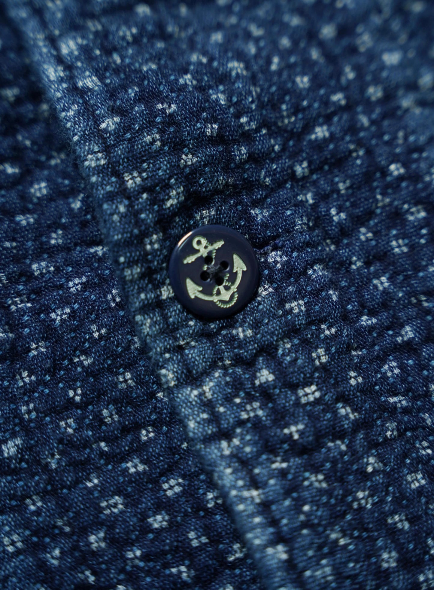 Indigo Dye Sashiko Retro Americano Jacket