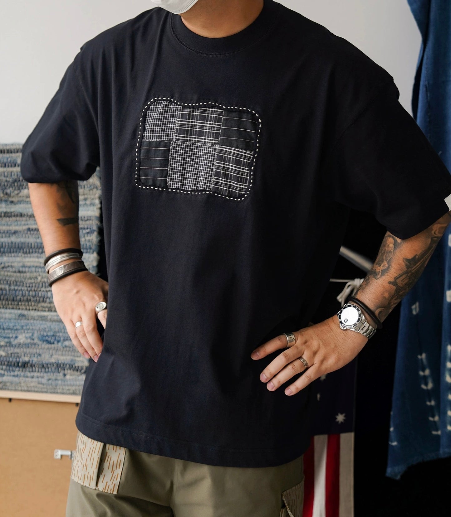 Sashiko Patchwork T-Shirt