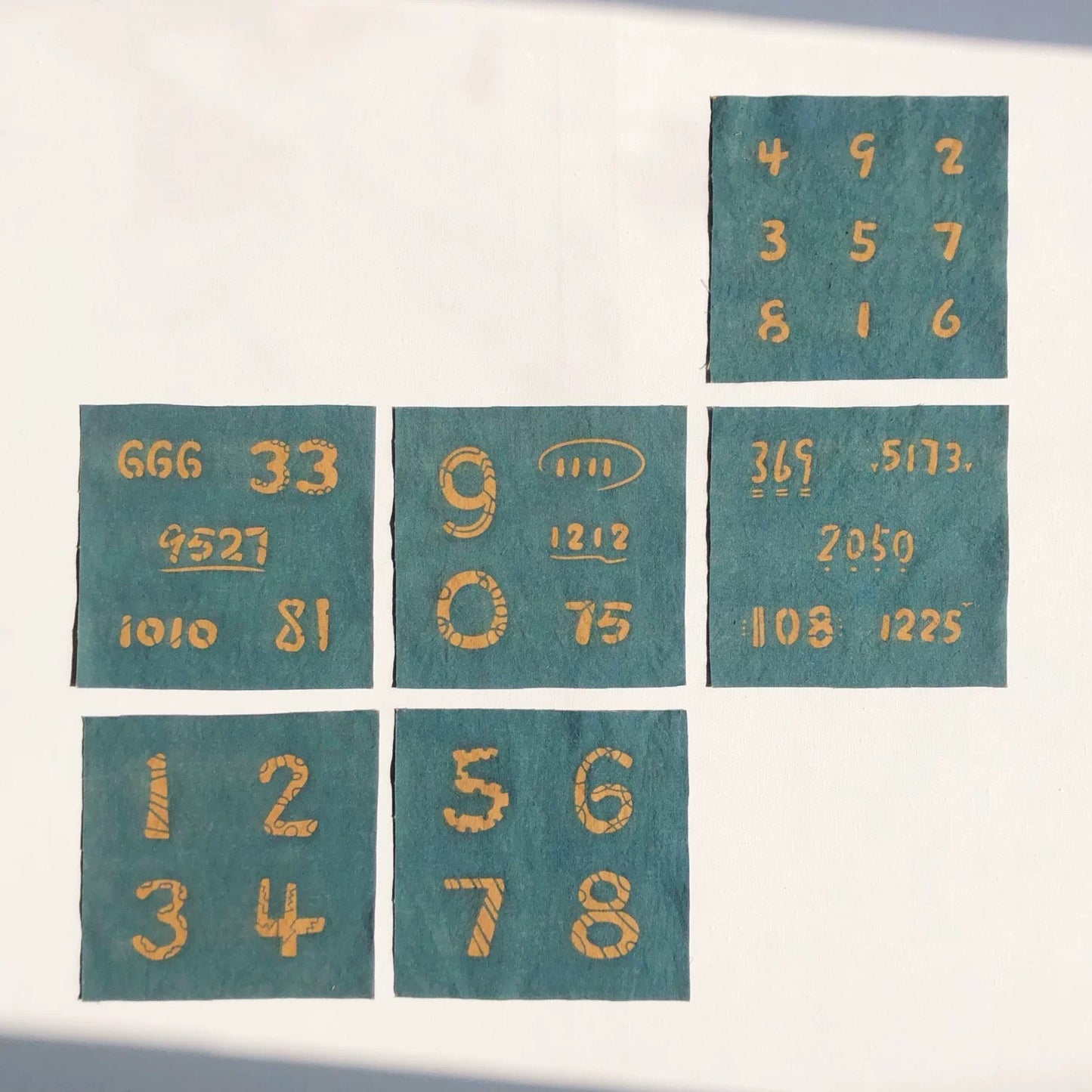 Numerical Rhythm Fabric Scraps Bundles
