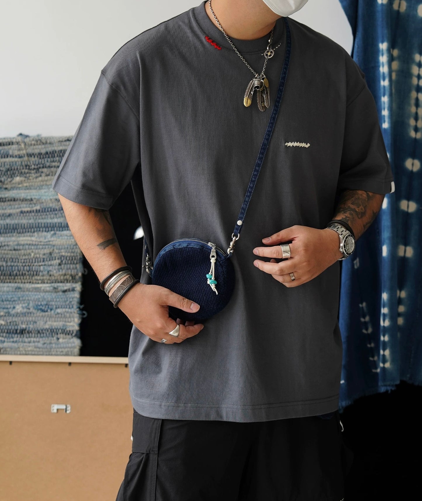 Sashiko Patchwork T-Shirt