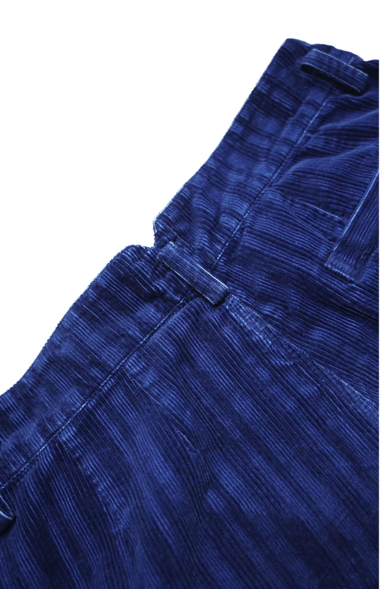 Indigo Dye Corduroy Pants