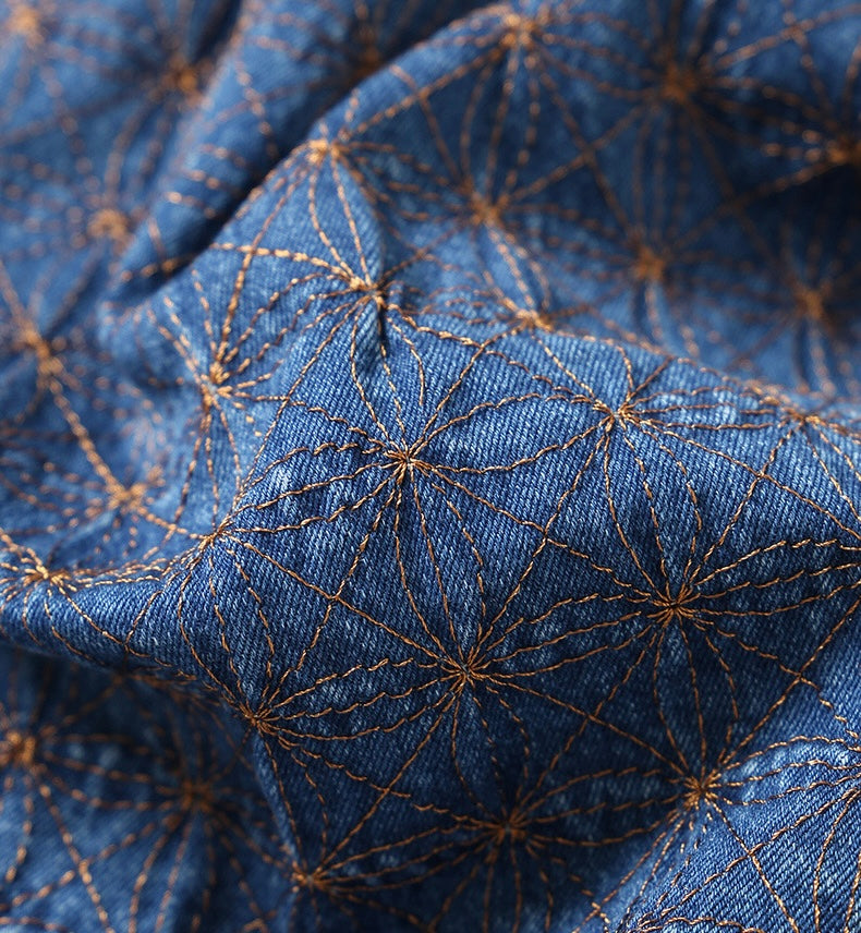Denim Sashiko Noragi Jacket