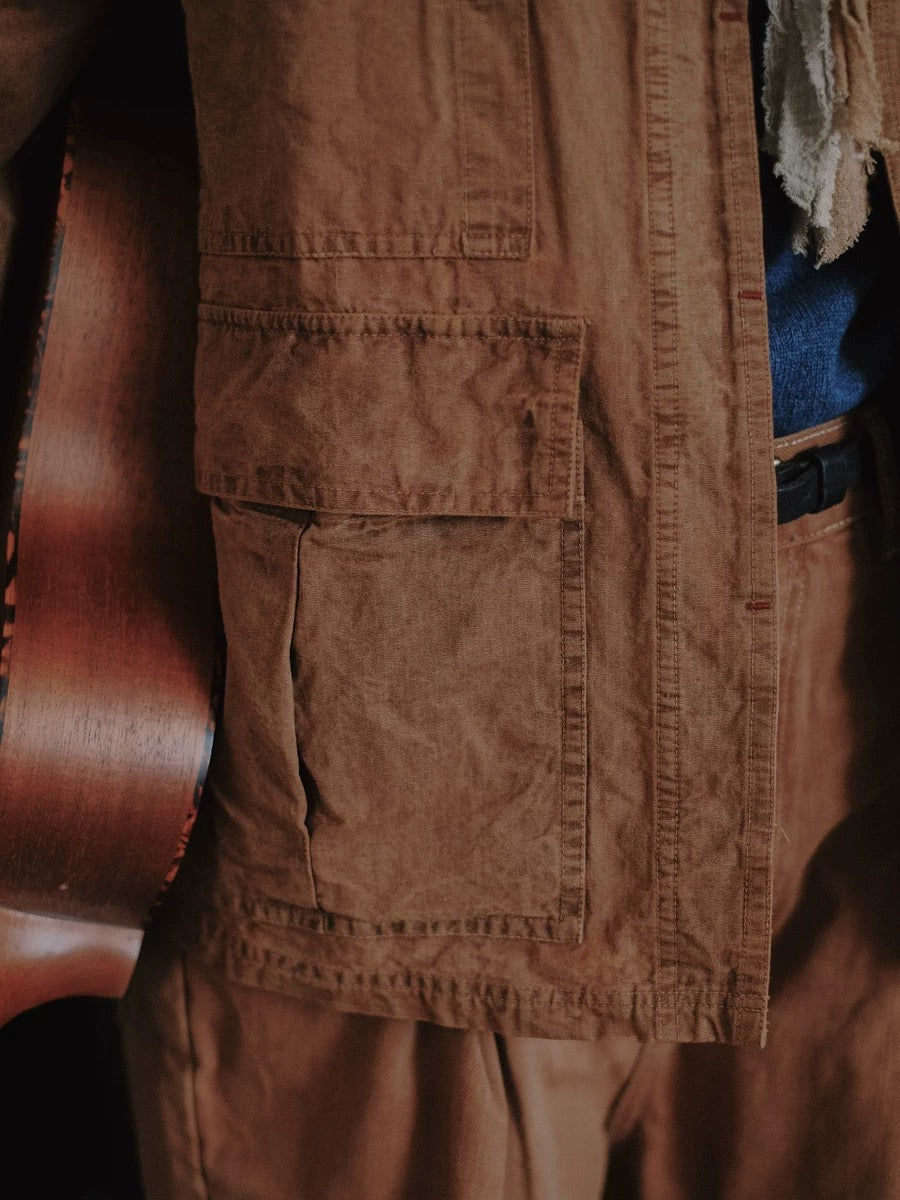 Pomegranate Dye Worker Jacket
