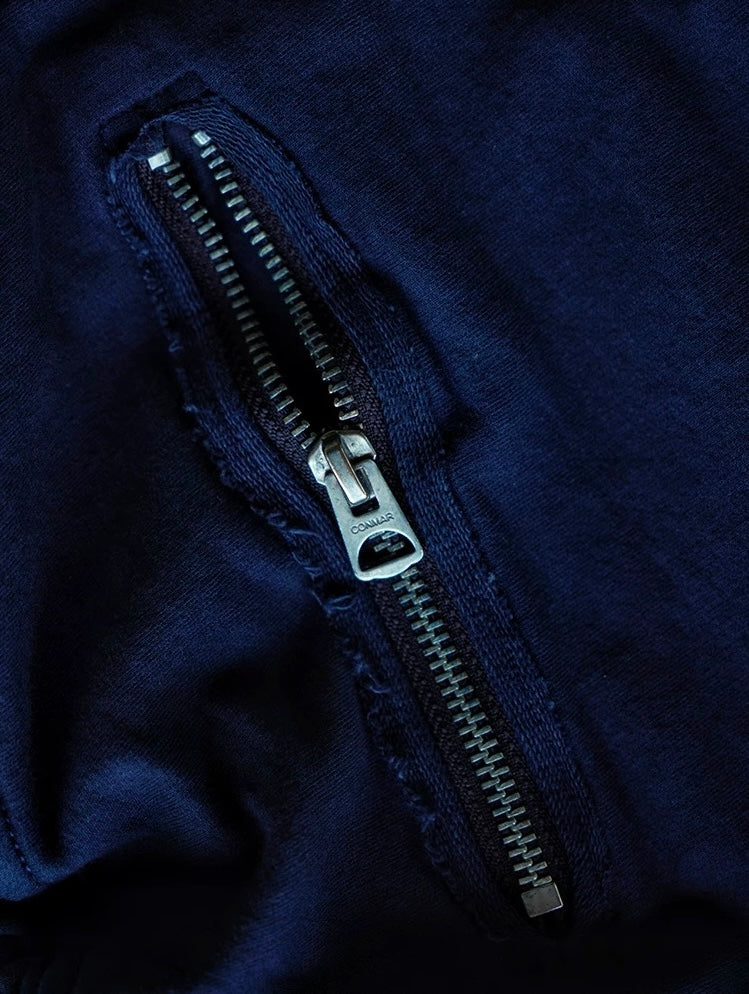 Indigo Dye Steady Drawstring Shorts