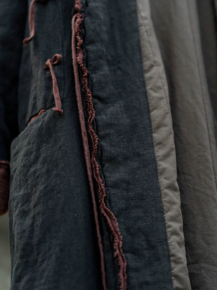 Retro Padded Haori Jacket