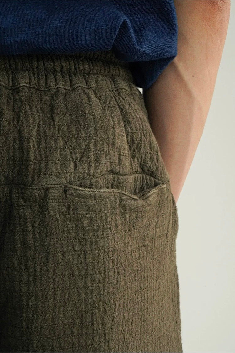 Organic Dye Kendo Drawstring Shorts