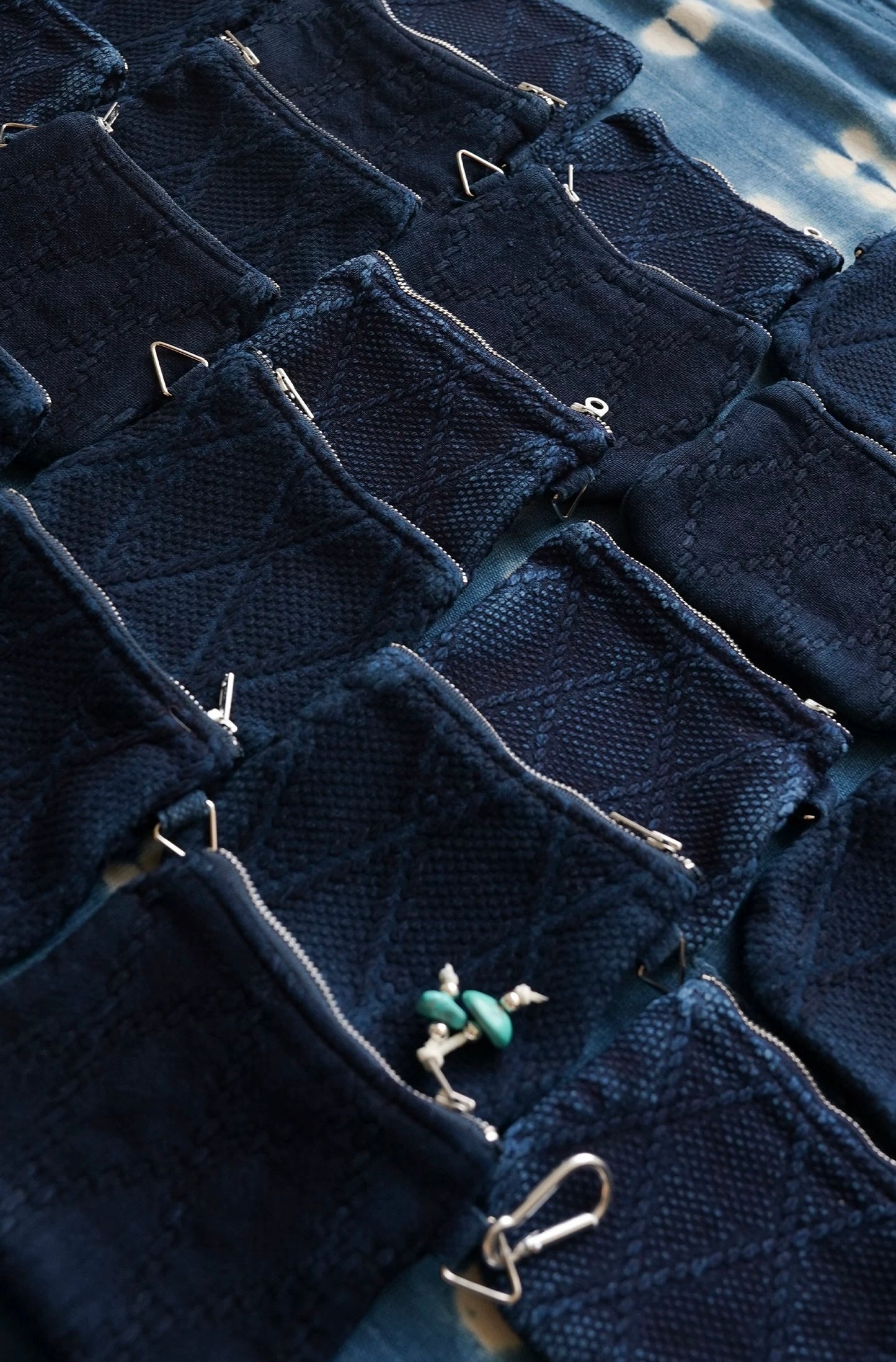 Indigo Dye Kendo Coin Purse