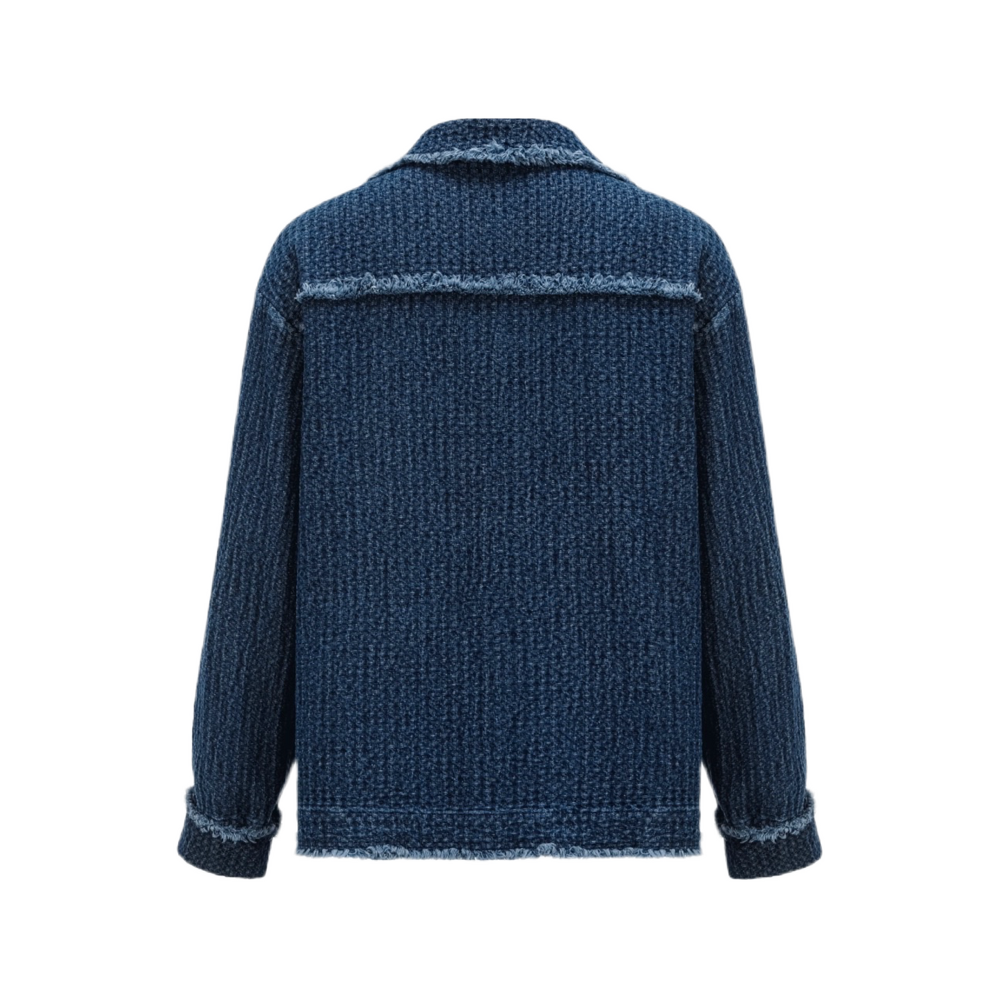 Indigo Dye Sashiko Worker Jacket